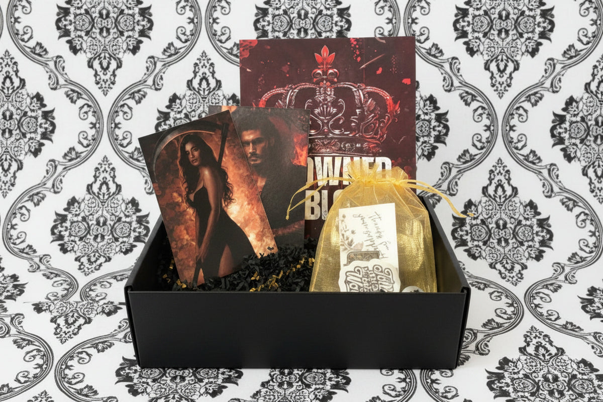 Crowned In Blood Book Box - Dark Mafia Romance Special Edition with Sprayed Edges